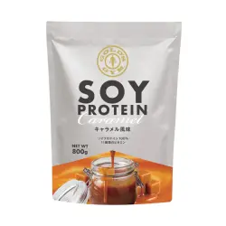 ゴールドジム　ソイプロテイン キャラメル風味／800g