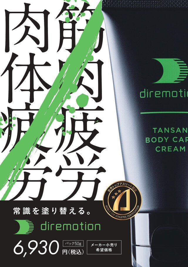 diremotion】炭酸ボディケアクリーム ディレモーション 塗るプロテイン