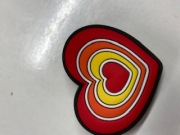 クロックス　ジビッツ　LEDハート