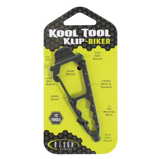 【クリックポスト】対応商品 BISON DESIGNS　バイソンデザインズ KOOL TOOL KLIP BIKER クールツール クリップ バイカー