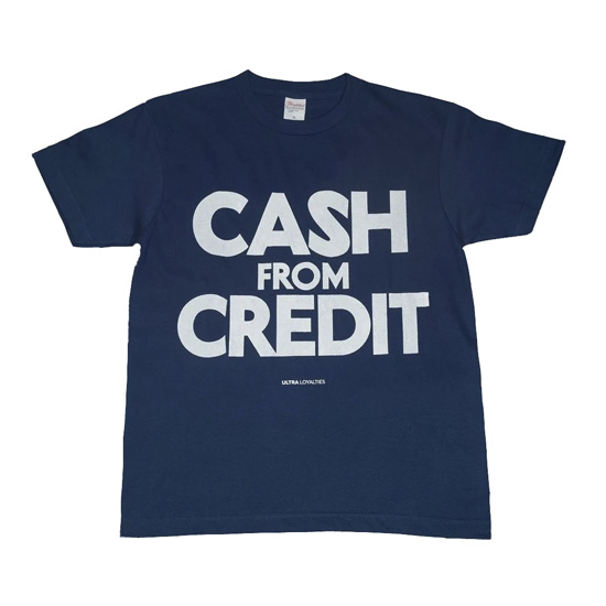 【クリックポスト】対応商品 Bonzaipaint バンザイペイント 30周年記念 CASH FROM CREDIT TEE