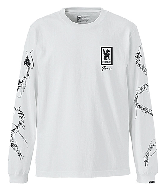【クリックポスト】対応商品 CHROME クローム CALLIGRAPHER MAMI L/S TEE 【JP-033】