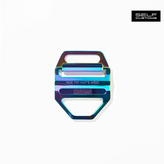 【クリックポスト】対応商品 CHROME クローム ADJUSTER METAL BUCKLE LG アジャスター メタル バックル ラージ 【AC245】