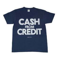 【クリックポスト】対応商品 Bonzaipaint バンザイペイント 30周年記念 CASH FROM CREDIT TEE