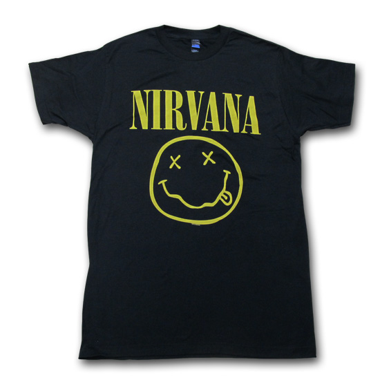 【クリックポスト】対応商品  LIVENATION (ライブネイション） NIRVANA SMILE TEE
