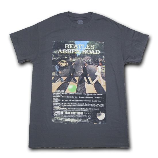 【クリックポスト】対応商品  THE BEATLES ABBY ROAD EIGHT TRACK TEE