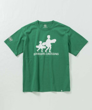 【クリックポスト】対応商品 inhabitant インハビタント Boarders Crossing T-shirts/サーファープリントTシャツ/ サーフィン/レジャー/スケートボード