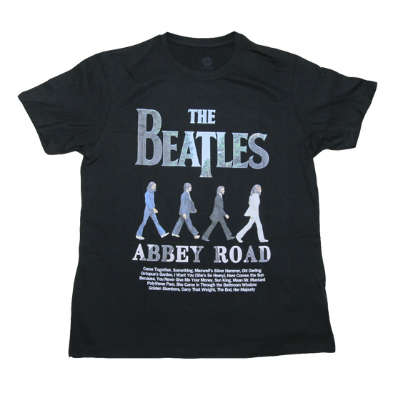 【クリックポスト】対応商品 ROCKOFF THE BEATLES ABBEY ROAD TEE