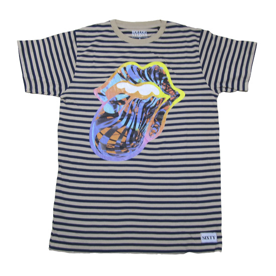 【クリックポスト】対応商品 ROCKOFF ROLLING STONES STRIPES TEE