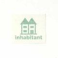 【クリックポスト】対応商品 inhabitant インハビタント ISM22AC04 Inhabitant logo sticker