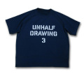 海千山千會 UNHALF DRAWING 【アンハーフ　ドローイング】 UNHALF DRAWING SWEAT HALF SLEEVE STENCIL LOGO