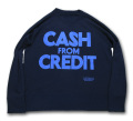 海千山千會 UNHALF DRAWING 【アンハーフ　ドローイング】 CASH FROM CREDIT SWEAT CREW