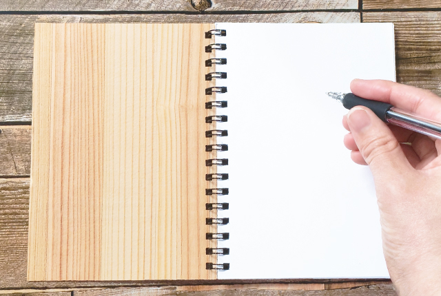 木製リングノート