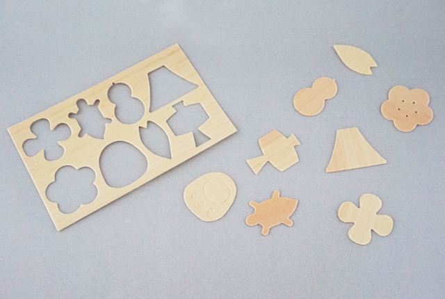 国産経木の箸置き