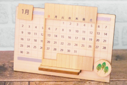 木製万年カレンダー マグネットタイプ＜1セット～＞【メール便可】