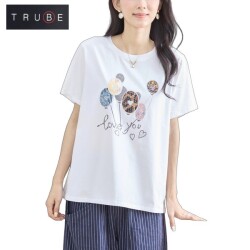 trube スパンコールバルーンTシャツ n12-409m