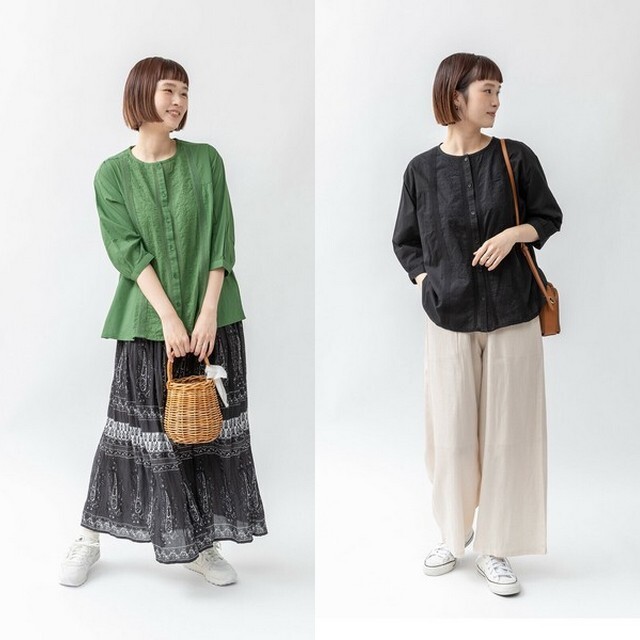 最終決算 m.m.o 綿100％キャンブリック刺繍レースブラウス clf8183m スーツ・フォーマル・ドレス