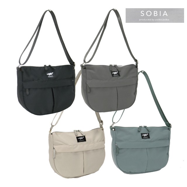 sobia マットツイル半月ミニショルダー 623-689m