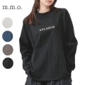 m.m.o バスク刺しゅうロゴラグラントップス cic0203m