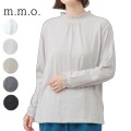 m.m.o レース襟シャーリング長袖ｔシャツ cic4388m