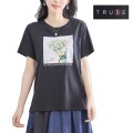 trube フラワーブーケプリントTシャツ n12-338m