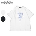 northern truck ノーザントラック 花束プリントｔシャツ nec35369m