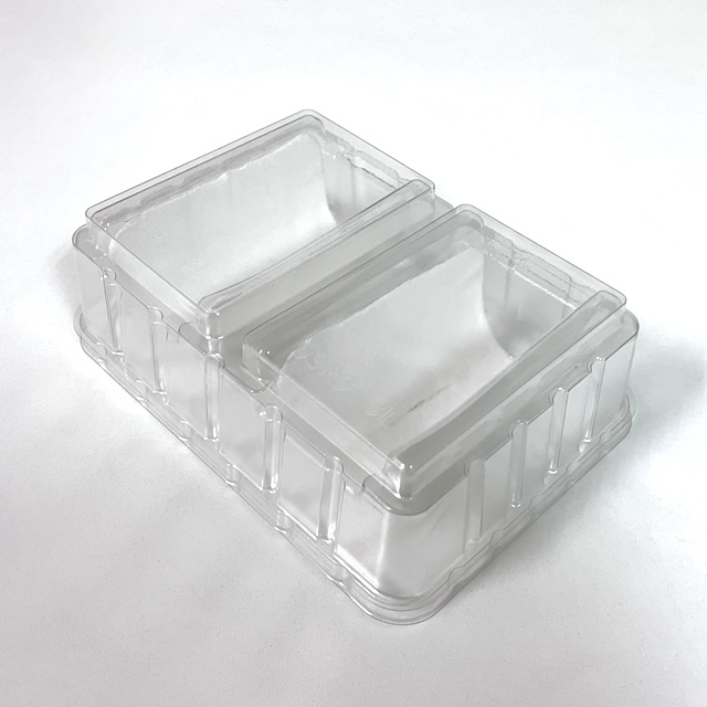 人工蛹室DSPC　透明PETタイプCL・ツイン（フタ付き）