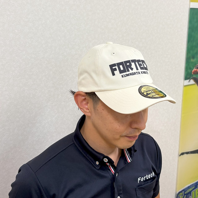 [フォーテックオリジナル] ローキャップ【ブロック体】