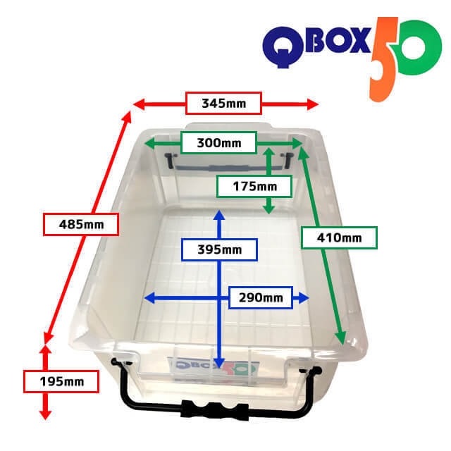 クワBOX 30個 まとめ売り 多目的バックルボックス Q BOX-30