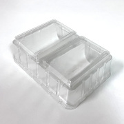 人工蛹室DSPC　透明PETタイプCL・ツイン（フタ付き）