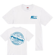 [フォーテックオリジナル]　丸ロゴTシャツ ホワイト
