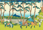 UK009　【葛飾北斎】　冨嶽三十六景　東海道程ヶ谷　 タイプC　W297mm×H210mm