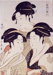 UK002　【喜多川歌麿】　当時三美人　 タイプC　W210mm×H297mm