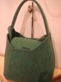 フエルトバッグ　グリーン