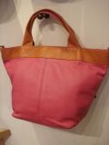 ラムレザー2wayショルダーバッグ　ピンク