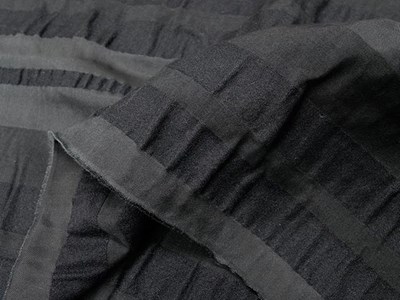 収縮マルチ織りボーダー（ブラック） メイン4:3