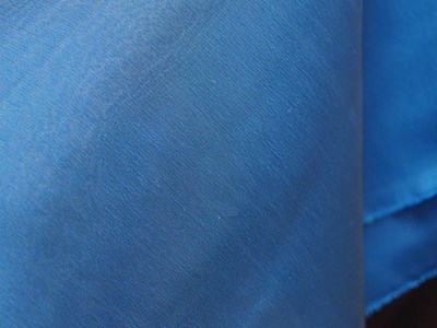 薄手シアーシャンブレー（ロイヤルブルー） メイン