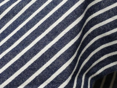 ボーダーコットンネル（ネイビー） メイン