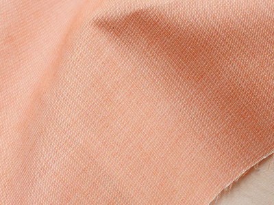 コットンモダール中厚手ストレッチ（オレンジ） メイン