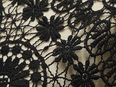 NOOTEBOOM スカラップレース（ブラック） メイン