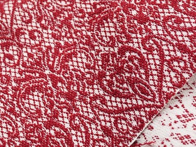 Peストレッチジャカード（ダークレッド） メイン