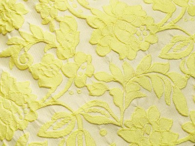 ボタニカルジャカード（レモンイエロー） メイン4:3