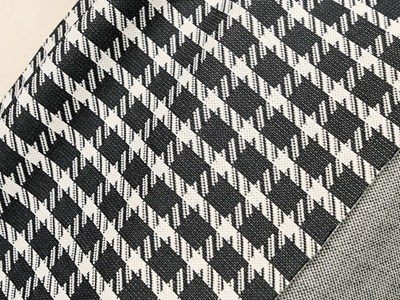 Peカノコチェックニット（ブラック） メイン4:3