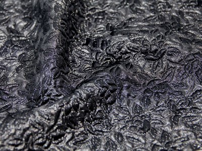 フラワーシャインジャカード（ブラック） メイン