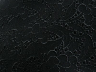 スカラップTAジョーゼット（ブラック） メイン