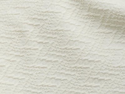 シャーリングジャカードニット（オフホワイト） メイン