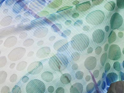 SPRINTEX 薄手オパール天竺プリント（ウォーターグリーン） メイン
