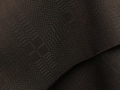 ウールシャドーチェックジャカード（ダークブラウン） メイン