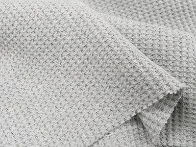 ワッフルニット（グレー）