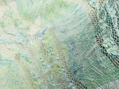 GIGLIO ストレッチレースプリント（ウォーターグリーン） メイン